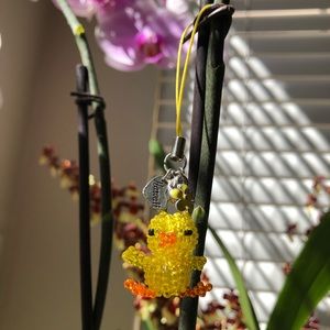 Baby Chick Bead Phone Charm/Keychain from Hawaii
